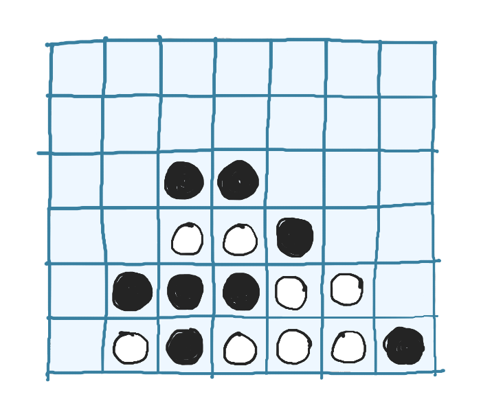 Illustration of a Connect Four game